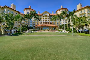 The Ritz-Carlton Golf Resort on Vanderbilt Beach in Naples, Florida Aerial | Janine Monfort - Premier Sotheby's International Realty